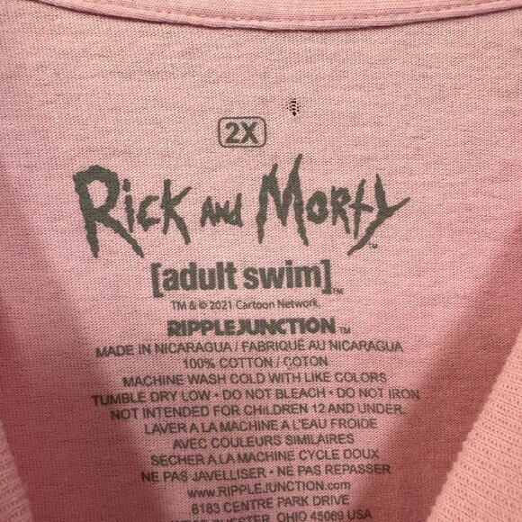 Rick and Morty Eye Pull T-shirt size 2XL - Picture 4 of 5